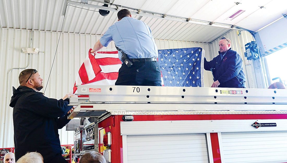 Firefighters pay homage to former Claysburg chief News, Sports, Jobs Altoona Mirror